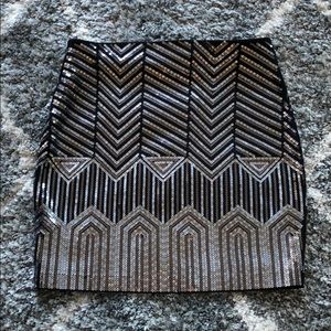 Express Sequin Skirt